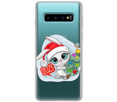 Чохол для Samsung Galaxy S10 (G973) MixCase Новий рік кролик 2023