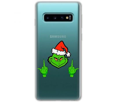 Чохол для Samsung Galaxy S10 (G973) MixCase Новий рік Грінч проти Різдва