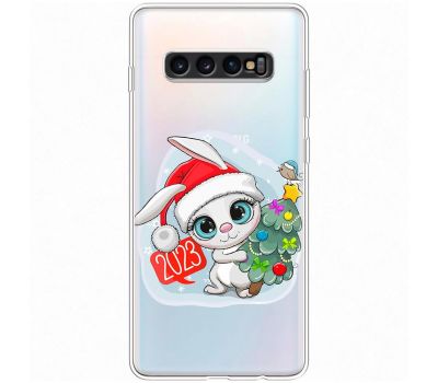 Чохол для Samsung Galaxy S10+ (G975) MixCase Новий рік кролик 2023