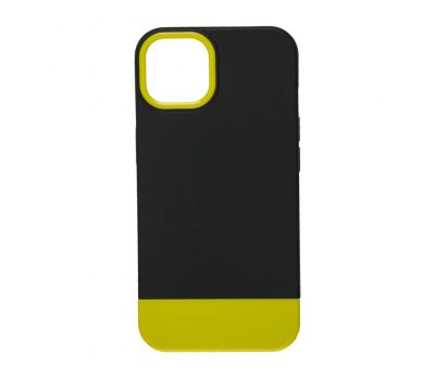 Чохол для iPhone 13 Bichromatic black / yellow 3019325