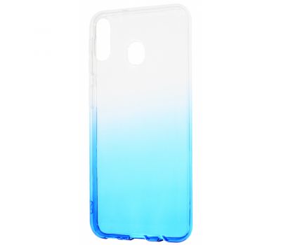 Чохол для Samsung Galaxy A20/A30 Gradient Design біло-блакитний 302395