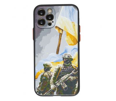 Чохол для iPhone 12 Pro WAVE Ukraine Shadow Matte warriors of light