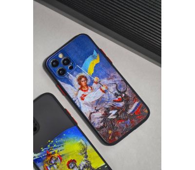 Чохол для iPhone 12 Pro WAVE Ukraine Shadow Matte warriors of light 3021689