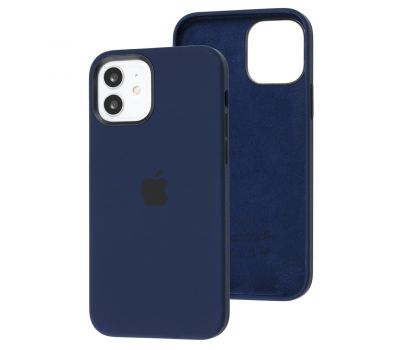 Чохол для iPhone 12 / 12 Pro Full Silicone case deep navy