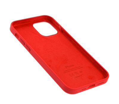 Чохол для iPhone 12 / 12 Pro Full Silicone case червоний 3021973