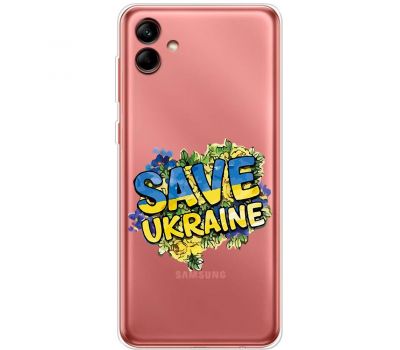 Чохол для Samsung Galaxy A04 (A045) MixCase патріотичні save ukraine