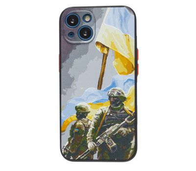 Чохол для iPhone 13 WAVE Ukraine Shadow Matte warriors of light