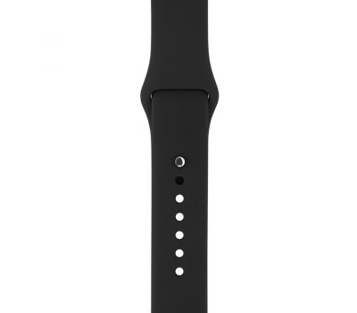 Ремінець для Apple Watch 38mm / 40mm S Silicone One-Piece чорний 3022931