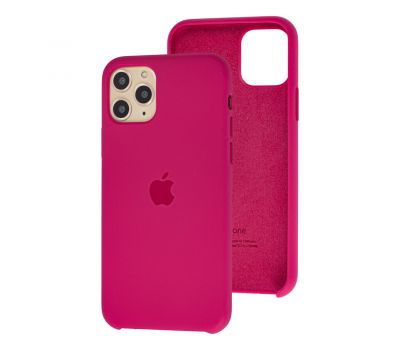 Чохол Silicone для iPhone 11 Pro Premium case pomegranate