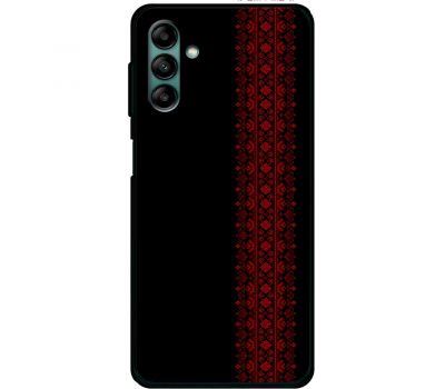 Чохол для Samsung Galaxy A04S (A047) MixCase патріотичні червоний колір вишиванки