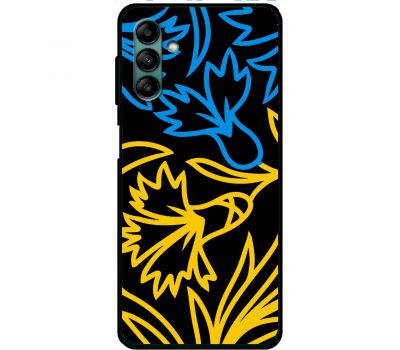 Чохол для Samsung Galaxy A04S (A047) MixCase патріотичні синє-жовта лілія