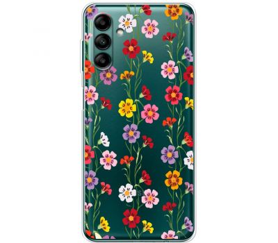 Чохол для Samsung Galaxy A04S (A047) Mixcase квіти патерн квіткових ліан