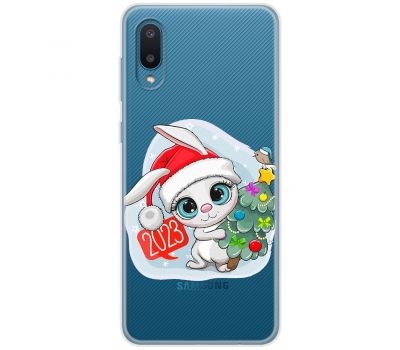 Чохол для Samsung Galaxy A02 (A022) MixCase Новий рік кролик 2023