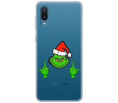 Чохол для Samsung Galaxy A02 (A022) MixCase Новий рік Грінч проти Різдва