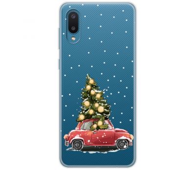 Чохол для Samsung Galaxy A02 (A022) MixCase Новий рік ялинка їде додому