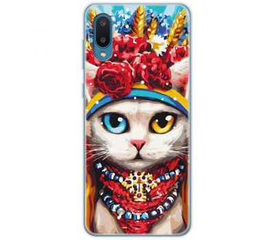 Чохол для Samsung Galaxy A02 (A022) MixCase Новий рік символ кіт патріот