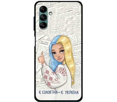 Чохол для Samsung Galaxy A04S (A047) MixCase патріотичні є солов'їна є Україна