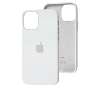 Чохол для iPhone 12 mini Full Silicone case білий