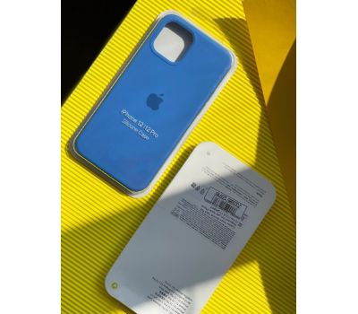 Чохол Silicone для iPhone 12 Pro Max case sapphire blue 3025743
