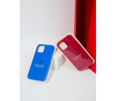 Чохол Silicone для iPhone 12 Pro Max case sapphire blue 3025745