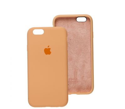 Чохол для iPhone 6 / 6s Silicone Full помаранчевий / cantaloupe