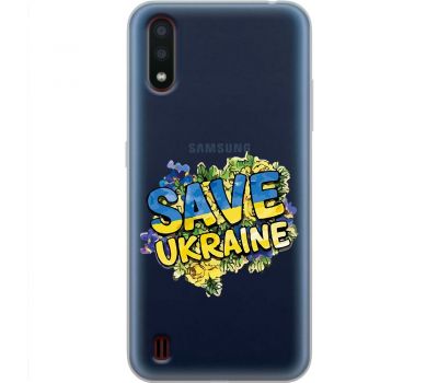 Чохол для Samsung Galaxy A01 (A015) MixCase патріотичні save ukraine