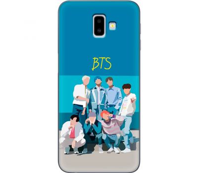 Чохол для Samsung Galaxy J6+ 2018 (J610) MixCase BTS на блакитному