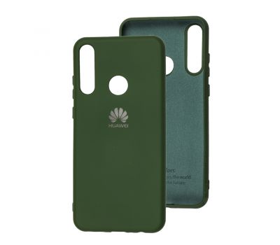 Чохол для Huawei Y6p Silicone Full зелений / dark green