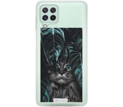 Чохол для Samsung Galaxy A22 (A225) / M32 (M325) MixCase тварини кіт у лісі