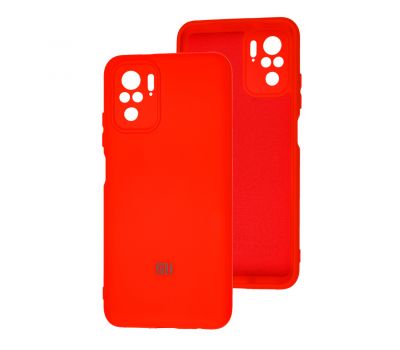 Чохол для Xiaomi Redmi Note 10 / 10s Silicone Full camera червоний