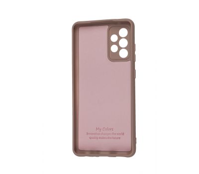 Чохол для Samsung Galaxy A72 Full camera рожевий / pink sand 3030369