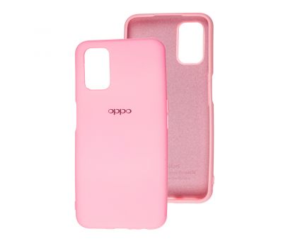 Чохол для Oppo A52/A72/A92 Silicone Full рожевий / pink