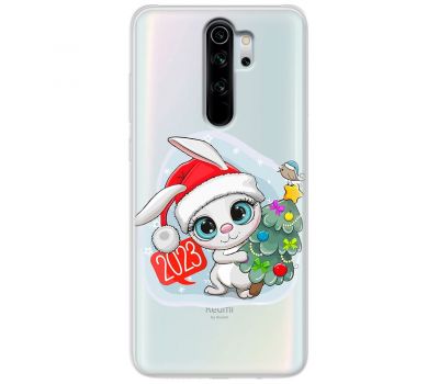 Чохол для Xiaomi Redmi Note 8 Pro MixCase Новий рік кролик 2023