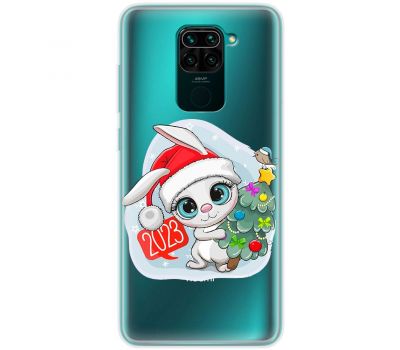 Чохол для Xiaomi Redmi Note 9 MixCase Новий рік кролик 2023