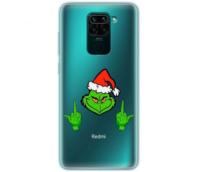 Чохол для Xiaomi Redmi Note 9 MixCase Новий рік Грінч проти Різдва