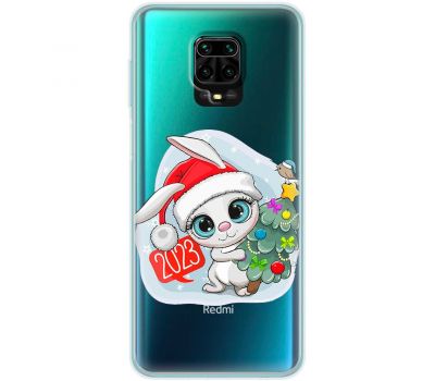 Чохол для Xiaomi Redmi Note 9S/9 Pro MixCase Новий рік кролик 2023