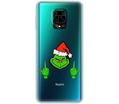 Чохол для Xiaomi Redmi Note 9S/9 Pro MixCase Новий рік Грінч проти Різдва