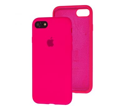 Чохол для iPhone 7/8 Silicone Full рожевий / barbie pink