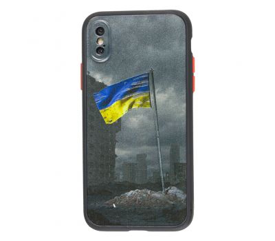 Чохол для iPhone X / Xs WAVE Ukraine Shadow Matte unbreakable