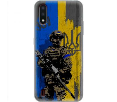 Чохол для Samsung Galaxy A01 (A015) MixCase патріотичні український воїни