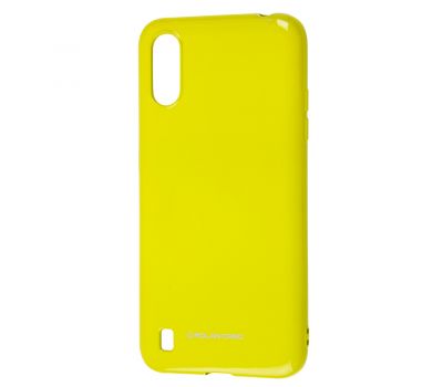 Чохол для Samsung Galaxy A01 (A015) Molan Cano глянець жовтий