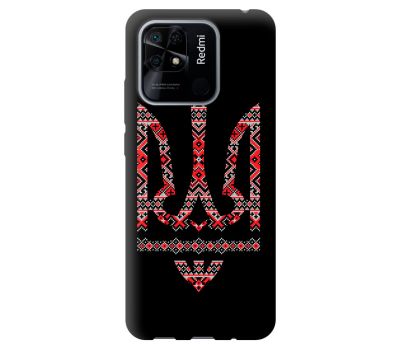 Чохол для Xiaomi Redmi 10C MixCase патріотичні Герб вишиванка