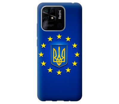 Чохол для Xiaomi Redmi 10C MixCase патріотичні Європейська Україна