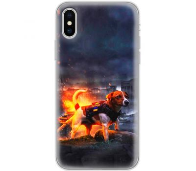 Чохол для iPhone Xs Max MixCase Патрон у руїнах міста