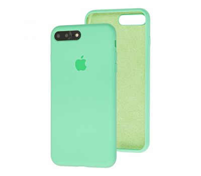 Чохол для iPhone 7 Plus / 8 Silicone Full зелений / spearmint