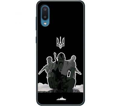 Чохол для Samsung Galaxy A02 (A022) MixCase патріотичні козак з автоматом