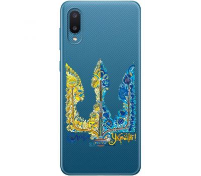 Чохол для Samsung Galaxy A02 (A022) MixCase патріотичні військовий герб із колосками