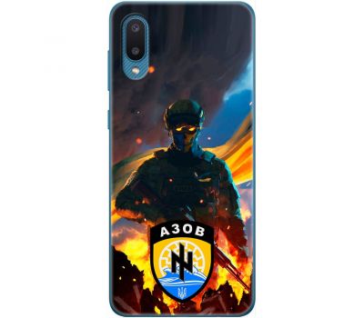 Чохол для Samsung Galaxy A02 (A022) MixCase патріотичні військовий кіборг Азова