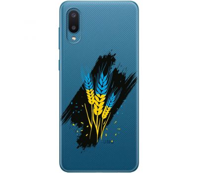 Чохол для Samsung Galaxy A02 (A022) MixCase патріотичні військовий пшениця