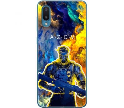 Чохол для Samsung Galaxy A02 (A022) MixCase патріотичні військовий Азов